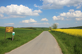 östlicher Ortsrand von Meiborssen, Blick zum Ahrensberg