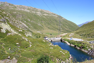 Wasserkraftwerk im Verlauf der Dranse d’Entremont