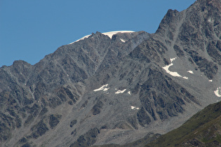 Zoom auf einen überstehenden Rand des Glacier de Boveire