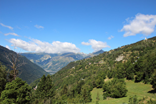 Blick ins Vallée de l'Isère talabwärts