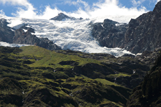 Zoom auf den Dôme de la Sache und den Glacier de la Savinaz