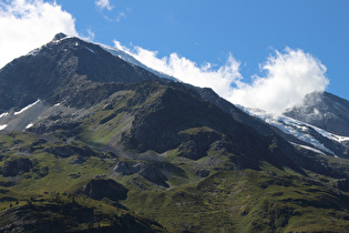 Zoom auf Dôme de la Sache und Mont Pourri