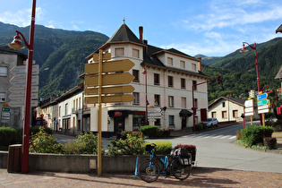 in Saint-Michel-de-Maurienne, unteres Ende der Nordrampe des Col du Télégraphe