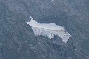 Zoom auf den Gletscherrest Fauteuil