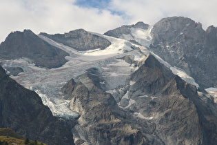 Zoom auf den Glacier de la Meije