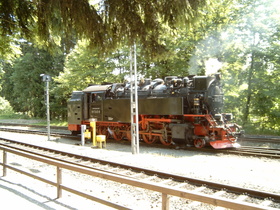 Dampflokomotive der Harzes Schmalspurbahnen (HSB)
