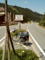 Dach der Etappe: Pass Thurn, Passhöhe
