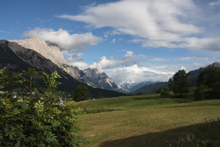 Blick nach Süden ins Valle d'Ampezzo