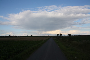 Regenwolke südöstlich von Vörie
