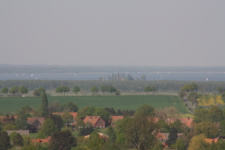 Zoom auf die auf einer künstlichen Insel erbauten Festung Wilhelmstein