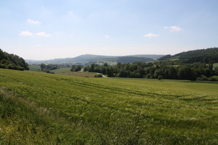 Blick vom Steinberg auf Delligsen und den Südteil des Hils