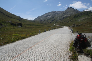 Gotthardpass, Nordrampe, auf den ersten Metern der alten Passstraße