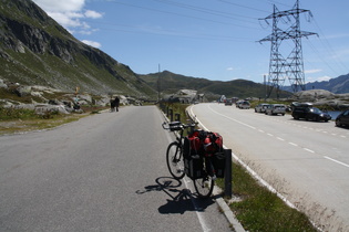 Dach der Etappe: Gotthardpass, Passhöhe