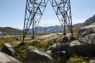 Gotthardpass, Passhöhe, Gotthardleitung (Betrieb: 220 kV 3~)