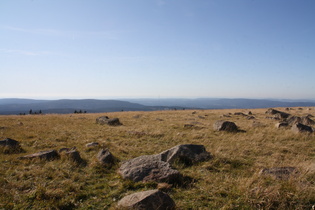 Blick vom Gipfel nach Westen über Torfhaus