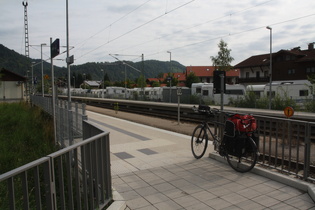 Bahnhof Oberau, Blick nach Norden