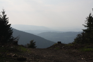 Zoom aus dem Harz heraus