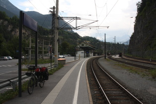 Bahnhof Imst-Pitztal, Blick nach Osten