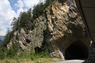 gesperrte Tunnel der alten Reschenstraße