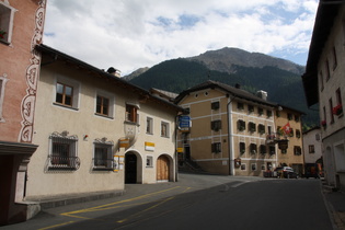 Wegweiser in Santa Maria Val Müstair