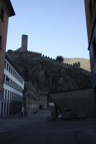 Ostseite des Castelgrande in Bellinzona