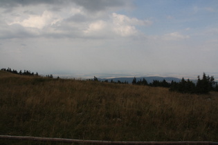 Blick von knapp unterhalb des Gipfels nach Norden