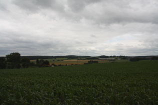 Sattelpunkt zwischen Germete und Laubach, Blick nach Südwesten