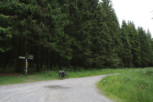 erster Sattelpunkt der Etappe zwischen Stryck und Hildfeld