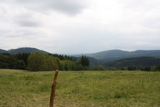 westlich von Winterberg, Blick nach Süden