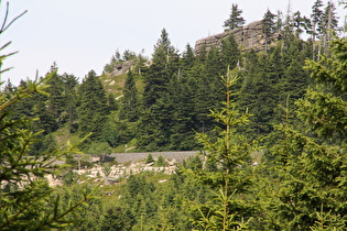 Zoom auf Hirschhornklippen, Brockenbahn und Goetheweg