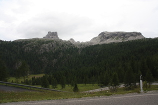 v. l. n. r.: Monte Averau und Col Gallina