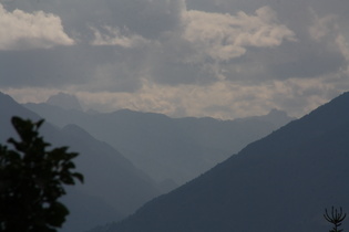 Zoom auf die Dolomiten