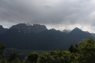Regen über den Lienzer Dolomiten