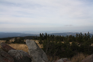 Blick vom Gipfelbereich nach Norden