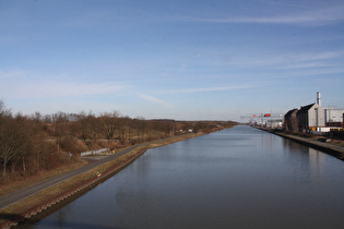 der Mittellandkanal in H-Stöcken, Blick nach Osten