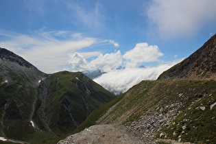 Blick über das Muttbachtal auf die Berner Alpen