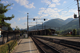 Bahnhof Zweisimmen, Blick nach Norden