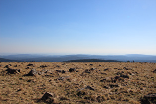 Blick vom Gipfel nach Südwesten