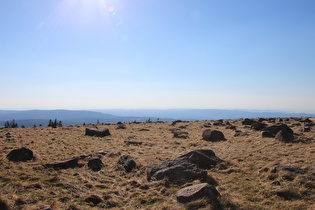 Blick vom Gipfel über Torfhaus nach Westen