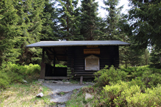 Wilde Sau-Hütte auf 819 m ü.NN