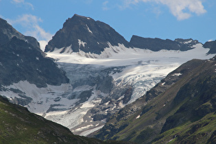 Zoom auf den Kleinen Piz Buin mit dem Ochsentaler Gletscher