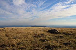 Blick vom Gipfel nach Süden zum Wurmberg