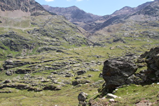 Landschaft unmittelbar oberhalb der Talstufe