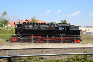 meterspurige Dampflokomotive DR-Baureihe 99.23 der HSB