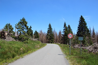 Brockenstraße, auf 800 m ü.NHN