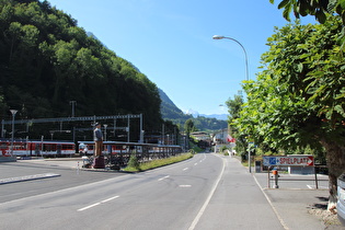 am Bahnhof Giswil, Blick nach Süden