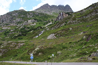 in Steingletscher (BE), Blick zum Wyssenbachfall