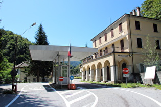 italienische Grenzkontrollstelle in Ribellasca