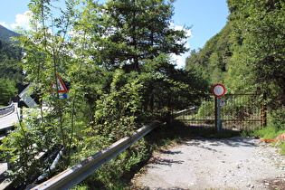 alte aufgegebene Straße im Bereich der Ponte di Pioda