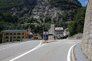 Schweizer Grenzkontrollstelle in Gondo
